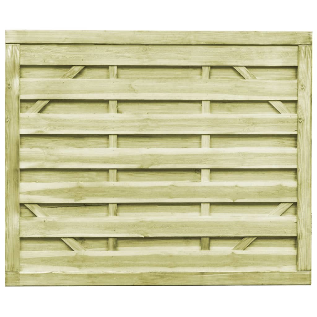 Garden Gates 2 pcs Impregnated Pinewood 150x125 cm Green
